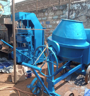 motor driven concrete mixer